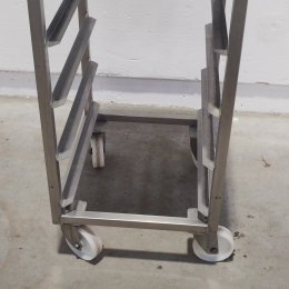 s/s mobile rack 